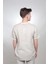 Sıfır Yaka Yıkamalı Taşlamalı Kısa Kollu Erkek T-Shirt 3