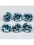 3.27 ct 6pcs Lot Vs 5 mm Round Natural London Blue Topaz Brazil 1