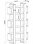 Inarch Dizayn Milano Kitaplık, Raflı Kitaplık, Kütüphane, Çalışma Odası, Ev-Ofis, Beyaz 4