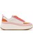 Kadın Çok Renkli Bağcıklı Kalın Tabanlı Örgülü Sneaker 25SFD43086F 1