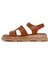 Kadın Taba Deri Comfort Sandalet 25SFD300218 2