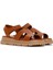 Kadın Taba Deri Comfort Sandalet 25SFD300218 3