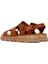 Kadın Taba Deri Comfort Sandalet 25SFD300218 5
