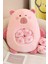 Sevimli Pembe Pelüş Kedi Ailesi 45 Cm 1
