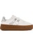 Kadın Beyaz Bağcıklı Kalın Tabanlı Sneaker 25SFD430714 1