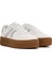 Kadın Beyaz Bağcıklı Kalın Tabanlı Sneaker 25SFD430714 3