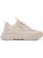 Kadın Bej Bağcıklı Kalın Tabanlı Sneaker 25SFD431114 1