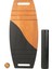 Siyah/kahve Denge Tahtası Balance Roller Board Çift Fonksiyonlu Sörf Eğitim Tahtası Kaykay Eğitim Tahtası 73 x 31 cm 3