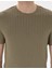 Erkek Haki Slim Fit Bisiklet Yaka Triko Tişört 50305991-VR027 6