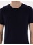 Erkek Lacivert Keten Karışımlı Regular Fit Bisiklet Yaka Triko Tişört 50305992-VR033 6