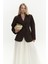 Mai Briella Belden Oturtmalı Kahve Blazer 1