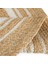 Vime 01R Natural Beyaz Yuvarlak Jüt Halı Yolluk El Dokuma Jüt Kilim Hasır Halı Otantik Bohem Halı 7