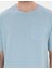 Erkek Açık Mavi Comfort Fit Basic Tişört 50306991-VR003 6