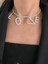 Love Aşk Kristal Taşlı Party Style Gümüş Renk Kolye 4