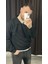 3 Iplik Şardonlu Yarım Yaka Sweatshirt 3