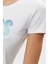 Cn Ss Glitter Streç Pamuklu Slim Fit Sim Logolu T Shirt W5GI14J1314 Bayan T Shirt W5GI14 J1314 G011 5