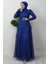 Nilda Simli Abiye Bordo 2