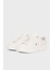 Logolu Deri Sneaker Ayakkabı Bayan Ayakkabı FW0FW08322 Ybh 4