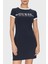 Active Streç Pamuklu Slim Fit Logolu Mini Elbise V5GK02KCQX1 Bayan Elbise V5GK02 Kcqx1 A71W 1