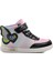 Siyah Cırtlı Bilek Boy Kız Çocuk Sneaker 6503 F 1