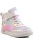 Beyaz Cırtlı Bilek Boy Kız Çocuk Sneaker 6503 F 3
