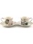 Benim Evim Lily 2'li Kahve Fincanı Takımı Luxury Collection Set Renkli Kelebekli Porselen 3