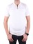 DMG23-511228 Ekru Günlük Fermuarlı Polo Yaka Erkek Tişört 2