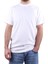 DMG23-211520 Beyaz Günlük Bisiklet Yaka Erkek Tişört 2