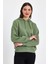 Kadın Şardonsuz Kapşonlu Oversıze Sweat 4