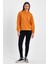 Kadın Şardonsuz Kapşonlu Oversıze Sweat 2