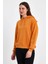 Kadın Şardonsuz Kapşonlu Oversıze Sweat 4
