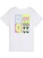 Graphıcs Runnıng Illustra Beyaz Kadın Kısa Kol T-Shirt 4