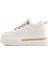 Beyaz Yüksek Taban Kadın Sneaker 25Y492 Z 2