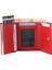 Kırmızı Bozuk Para Bölmeli Fermuarlı Deri Mekanizmalı Kartlık Cüzdan 3