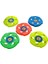 Frizbi Fırlatma Diski 5-Li Set 24 cm Bahçe Plaj Kumsal Oyuncağı 2
