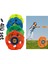 Frizbi Fırlatma Diski 4'lü Set 24 cm Bahçe Plaj Kumsal Oyuncağı 1