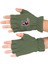 Haki Renkli Pamuklu Süper Kahraman Polar Kesik Eldiven BLL4615 1