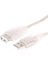 Robinanka USB Uzatma Kablo 47 cm Şeffaf 2
