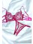 Pembe Kalp Desenli Dantelli Bralet Takım (Sütyen & Tanga) 4
