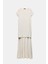 Allbucks Zara, Kontrast Pilili Midi Elbise ABZRA1043 4
