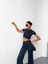 Osy Modal Yumuşak Dokulu Kumaş Kısa Kollu Crop Alt Ispanyol Paça Pantalon Ikili Takım - Füme 2
