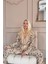 Bej Autumn Blossom Exclusive Örme Sabahlıklı Kadın Pijama Takım 3