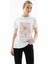 Baskılı Pamuklu Beyaz Kadın T-Shirt 25Y0152K1 2