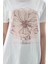 Baskılı Pamuklu Beyaz Kadın T-Shirt 25Y0152K1 5