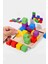 Luxurymontessori 3 Boyutlu Zeka Geliştrici Küp Dizme Ahşap Eğitici Oyuncak-Renkli Küp Ahşap Puzzle Bloklar1 Adet 1