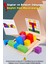 Luxurymontessori 3 Boyutlu Zeka Geliştrici Küp Dizme Ahşap Eğitici Oyuncak-Renkli Küp Ahşap Puzzle Bloklar1 Adet 3