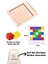 Luxurymontessori 3 Boyutlu Zeka Geliştrici Küp Dizme Ahşap Eğitici Oyuncak-Renkli Küp Ahşap Puzzle Bloklar1 Adet 5