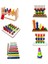 anaokulu Ahşap Montessori Kavram Oyuncak Eğitici 7 Li Set1 Adet 1