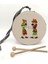 Luxurykaragöz Hacivat Baskılı, Gerçek Deri, Oyuncak Çocuk Davulu (1-5 Yaş)(Kırmızı)1 Adet 2