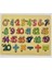 ahşap Harf, Rakam ve Arapça Bultak Puzzle 3'in 1 Set Harf, Sayı ve Arapça Alfabe Öğreniyorum Seti1 Adet 3